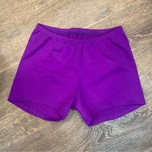 Women's Athletic Shorts in Purple